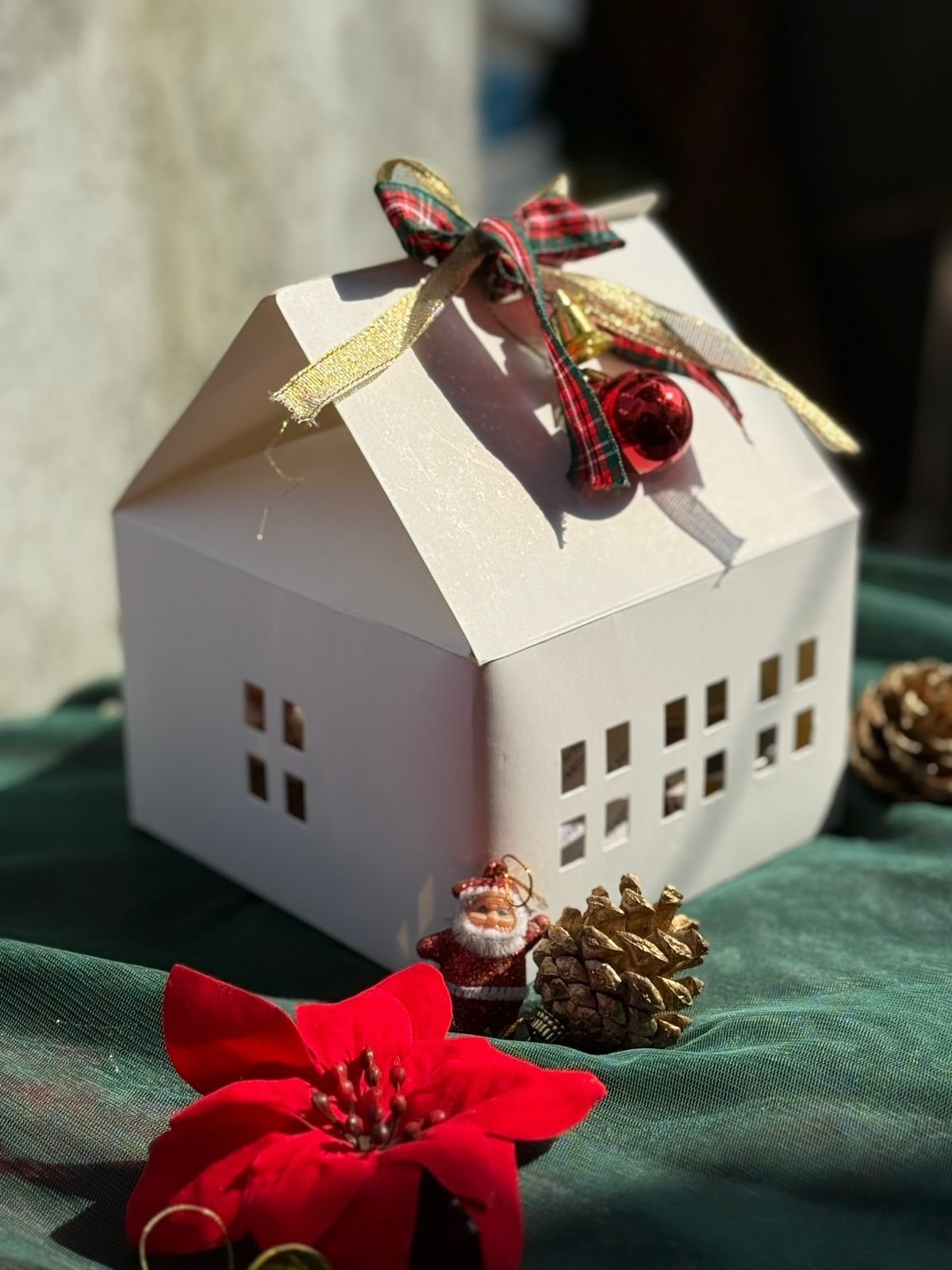 Christmas house gift box